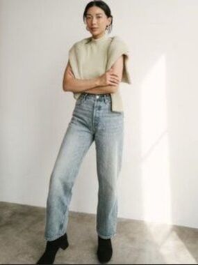 EVERLANE 90’s Way High Jeans Vintage Light 25